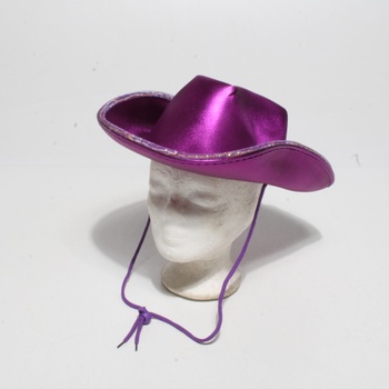 Svítící fialový klobouk Leemasing 