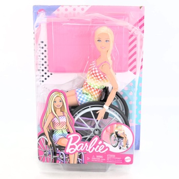 Panenka na vozíku Barbie HJT13 