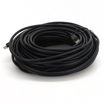 Ethernetový kabel CAT černý 25 m