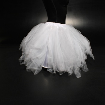 Dámská bílá mini sukně FEOYA 