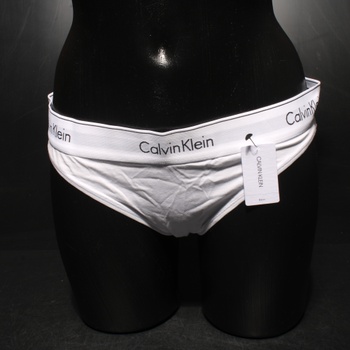 Dámské kalhotky Calvin Klein bílé vel. L