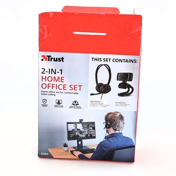 Slúchadlá Trust 2-in-1 Home Office Set