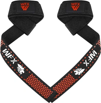 WFX vzpěračské popruhy Podpora zápěstí Polstrovaný neopren…