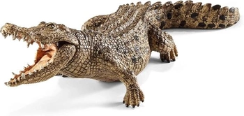 schleich 14736 Krokodíl, od 3 rokov, DIVOKÝ ŽIVOT - figúrka na hranie, 18 x 7 x 5 cm