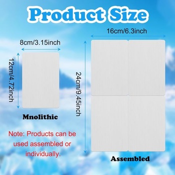 BSITSSS Chladiaca podložka pre králiky, 4 kusy 12 * 8 cm chladiaca doska pre králiky, chladiaca