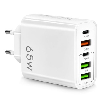 Rychlá nabíječka AXFEE Multiple USB PD & QC3.0, 65W…