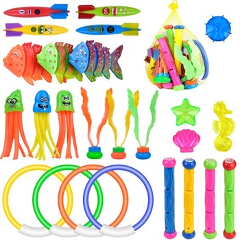 balnore 28 kusů potápěčská hračka podvodní bazén sada hraček potápěčský kroužek děti potápění bazén