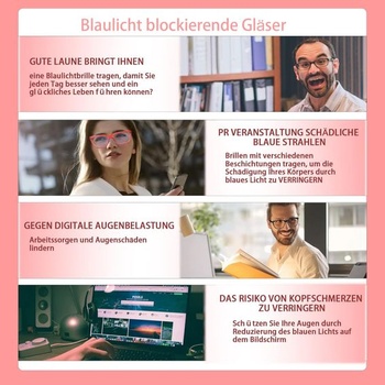 COJWIS Balení 6 brýlí na čtení pro ženy a muže Brýle s filtrem modrého světla Protiúnavové