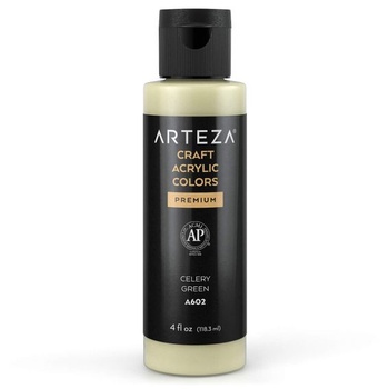 ARTEZA Craft Akrylová barva A602 Celer Green 4oz láhev na…