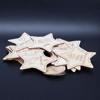 Milníkové kartičky Gramiibeau ze dřeva