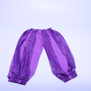 Kalhoty Wuchieal na břišní tance fialové