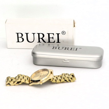 Pánské hodinky BUREI zlaté 44 mm