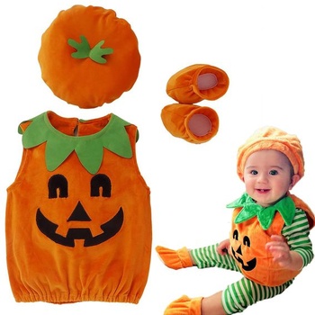 HIFOT Halloween kostým dýně děti, dětský kostým dýně s…