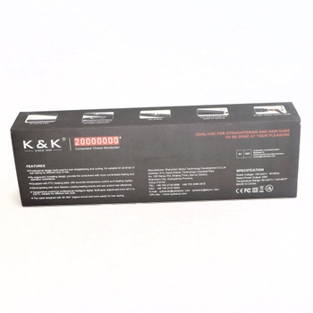 Žehlička na vlasy K&K ‎QY-1098 Čierna