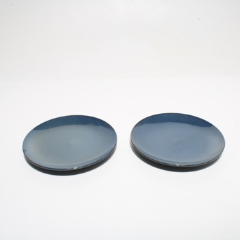 Mělké talíře 2 ks modré 25 cm