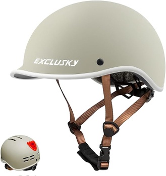 Cyklistická helma Exclusky barva šedá 56-61