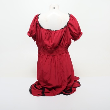 Šaty Scarlet darkness vínově červené vel. XL