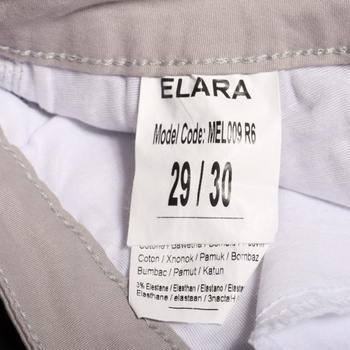 Pánské kalhoty Elara šedé vel. 29W/30L