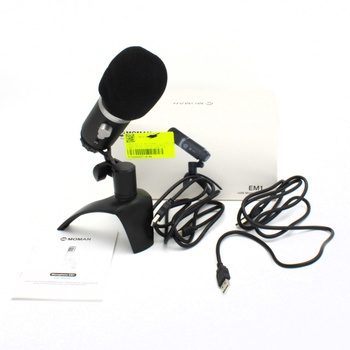 Mikrofón čierny k PC MOMAN