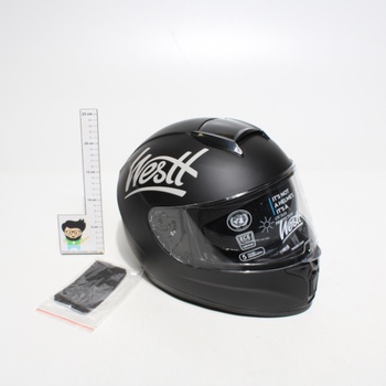 Černá plastová helma Westt 