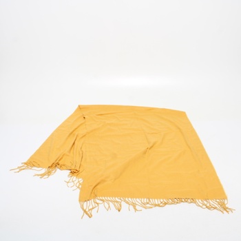 Zimní dámská šálá Zlyc žlutá 70 x 180 cm