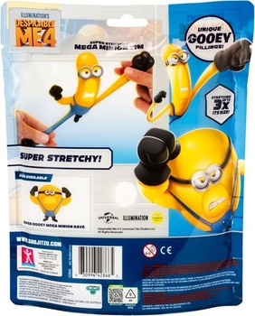 MINIONS Super Stretchy Mega Tim Despicable Me 4 sú teraz akčnými figúrkami Hrdinov GOO JIT Zu.