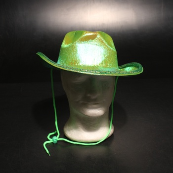 Kovbojský klobouk unisex zelený