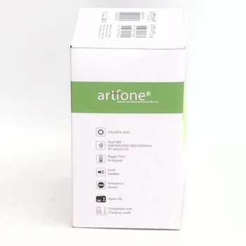 Mobil pro seniory Artfone C182 bílý