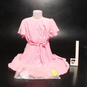 Dětské šaty růžové dívčí 73 cm