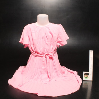 Dětské šaty růžové dívčí 73 cm