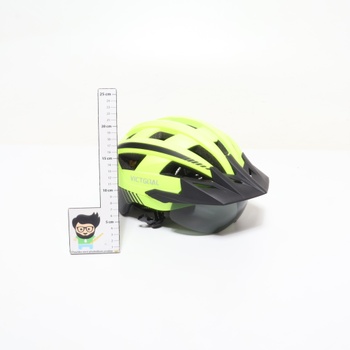 Cyklistická helma VICTGOAL žlutá vel. L