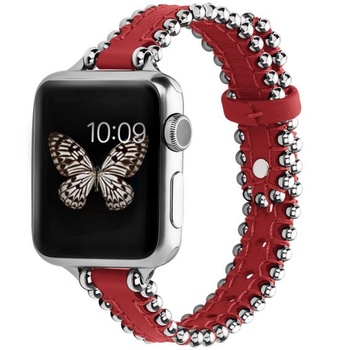 wutwuk Kožený náramek Apple Watch Kompatibilní s iWatch…