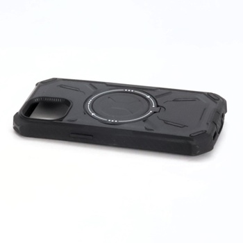 Pouzdro Lanhiem pro iPhone 15 se 2 kusy ochranné fólie, 360° prstencový stojan ochranné pouzdro,