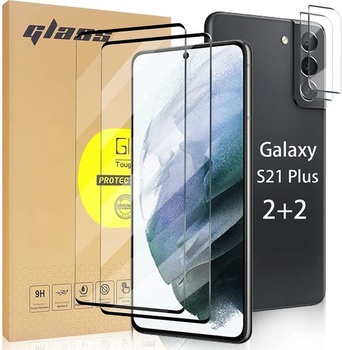 [2+2 Pack] Ochranné tvrzené sklo po 2 kusech Kompatibilní pro Samsung Galaxy S21Plus 5G 6,7