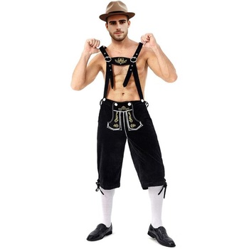 Pánské kožené kalhoty Ficlwigkis Tradiční bavorský kostým…