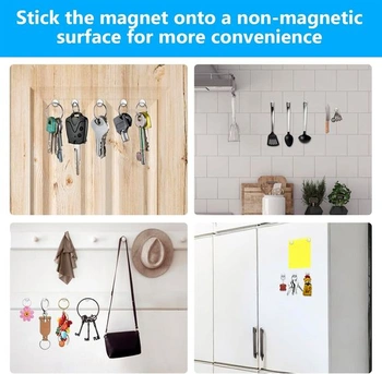 UTOMAG 100 kusov samolepiacich magnetov 10 x 1 mm, neodymové magnety, mini nalepovacie magnety, okrúhle
