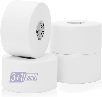 OK TAPE Sporttape Športová páska Athletic Sport Tape (4 role) 3,8 cm × 13,7 m Biela páska