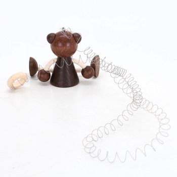 Drevená opica na pružinke Hess-Spielzeug