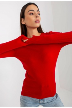 Dámsky sveter červený XL-XXL