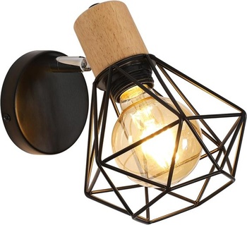 Toolight Vintage průmyslové nástěnné svítidlo, 360° otočná…