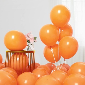 Oranžové balónky, 20 balení 12palcové latexové balónky pro miminko Svatba se svobodou Svatební