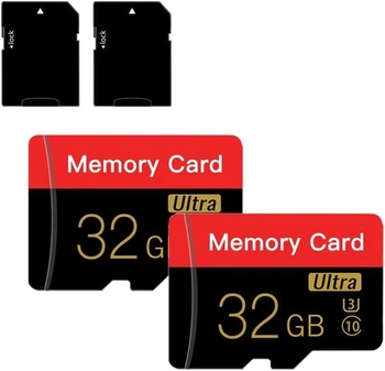 2 balenia 32 GB Micro SD kariet s SD adaptérom pre vysokorýchlostné úložisko, vhodné pre tablety,