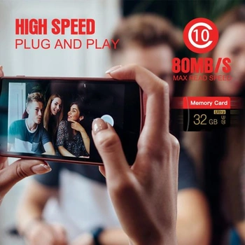 2 balenia 32 GB Micro SD kariet s SD adaptérom pre vysokorýchlostné úložisko, vhodné pre tablety,
