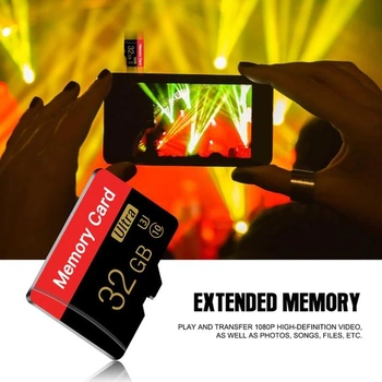 2 balenia 32 GB Micro SD kariet s SD adaptérom pre vysokorýchlostné úložisko, vhodné pre tablety,