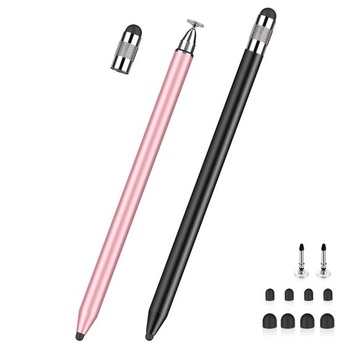 Tabletové pero MEKO Pack of 2 Touchscreen Pen 3v1 Gumový disk Stylus Touch Pen pro všechny