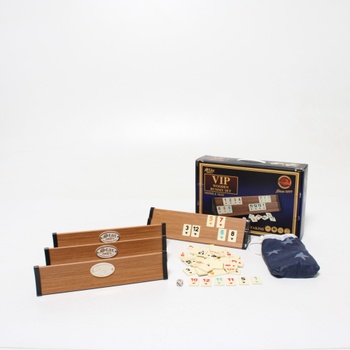 Společenská hra Kompakt VIP Wooden Rummy Set