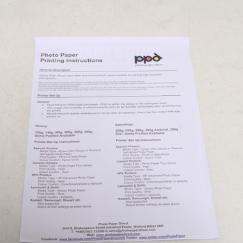 Fotografický papír PPD 24-100
