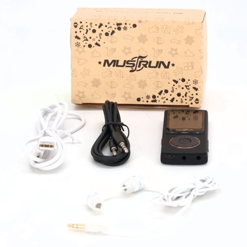 MP3 přehrávač MUSRUN Q8 černý