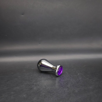 Anální dildo SXOVO s fialovým kamínkem