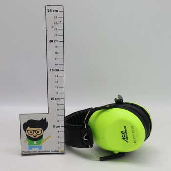 Ochranná sluchátka ACE 631059 zelené